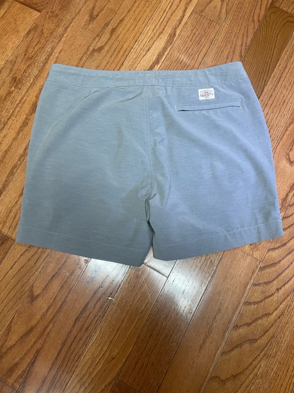 Faherty All Day Shorts Mens Sz 35 Gray 5” Inseam Stretch Performance Casual Golf - Picture 2 of 7